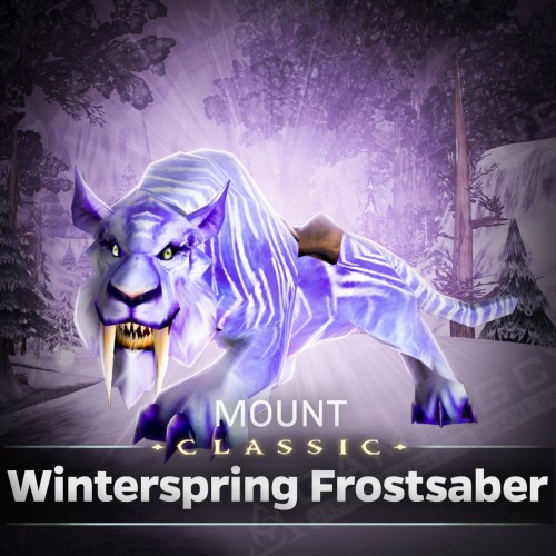 Winterspring Frostsaber Mount
