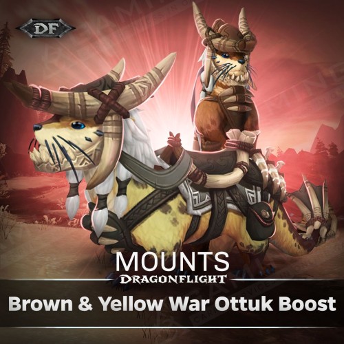 Brown &amp; Yellow War Ottuk Mounts