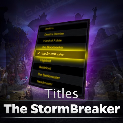 The Stormbreaker Title